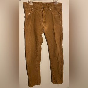 Brown corduroy pants